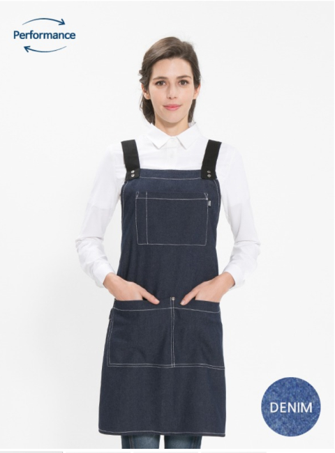 Performance H형 Medium 단색 앞치마 (3color)